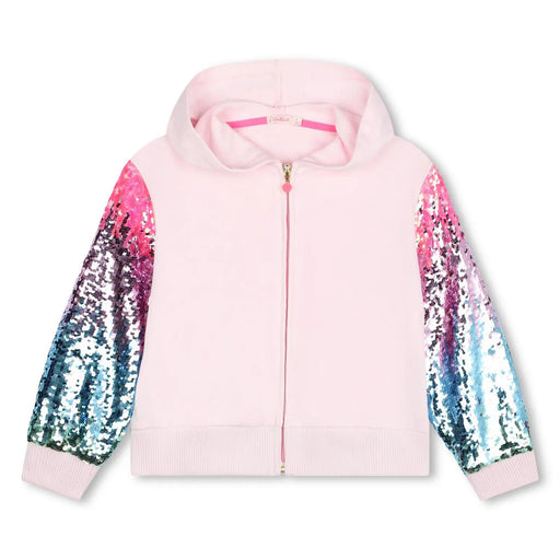 Billieblush sequin sleeve hoodie - u20465.