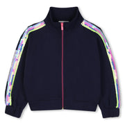 Billieblush girl's sequin sleeve sweatshirt - u22404.