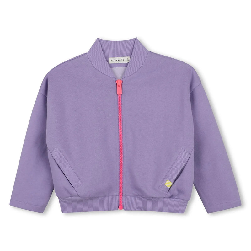Billieblush girl's zip up sweatshirt - u22405.
