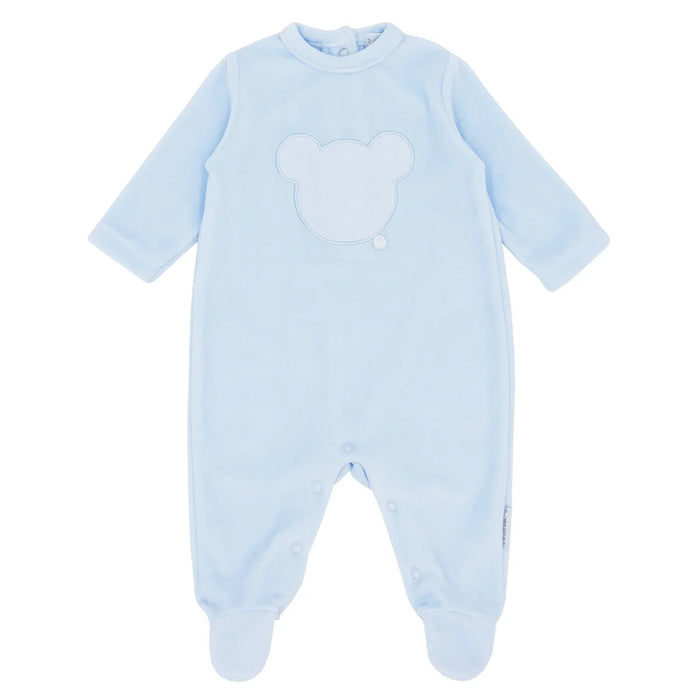 Blues Baby teddy bear babygrow - bb1108.