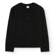 Boboli girl's bow sweater - 402185.