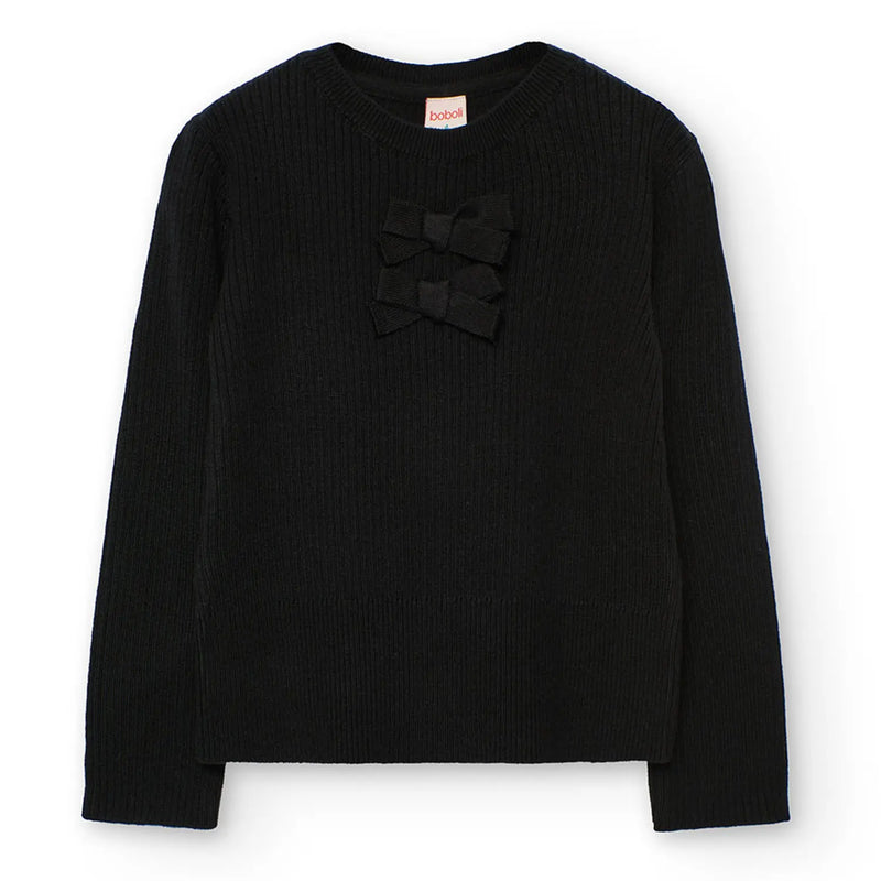 Boboli girl's bow sweater - 402185.
