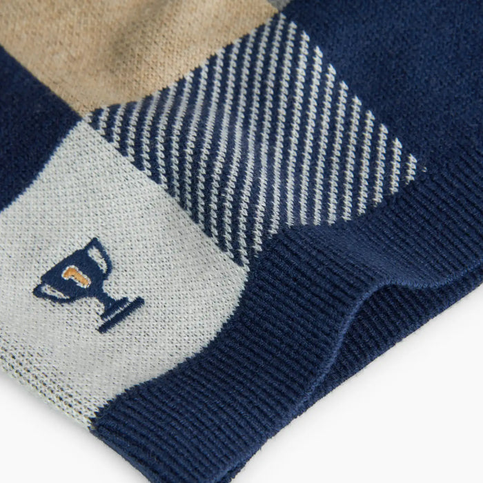 Closer look at the Boboli checkerboard jumper.