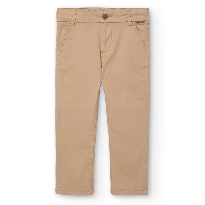 Boboli boy's tan chinos - 739021.