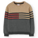 Boboli beige colourblock jumper - 739245.