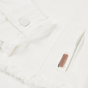 Closer look at the Boboli denim jacket.