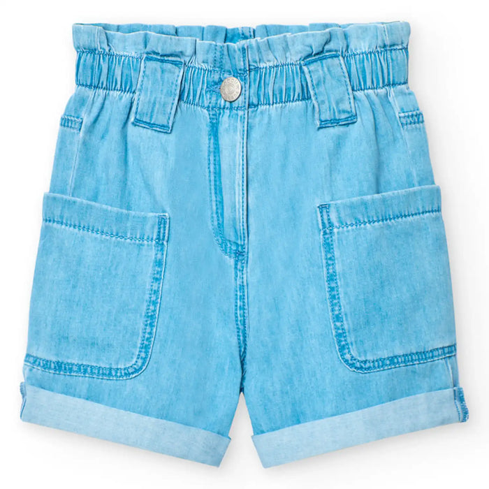 Boboli girl's denim shorts - 411141.