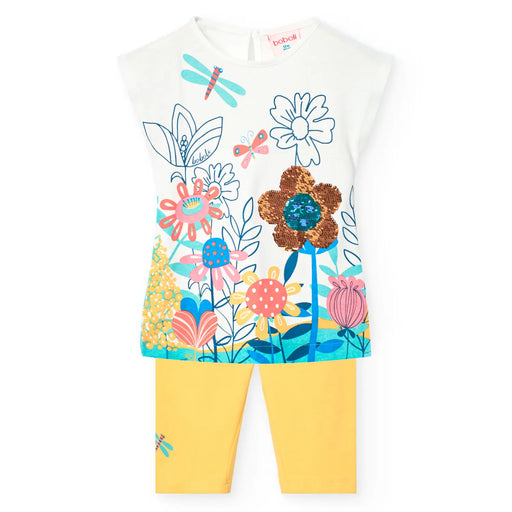 Boboli girl's dress & leggings set - 221151.