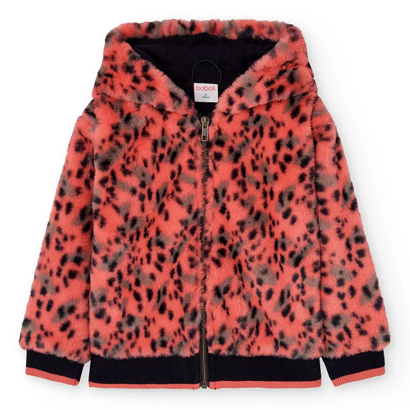 Boboli girl's faux fur jacket - 422176.