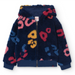 Boboli navy leopard print jacket - 429162.