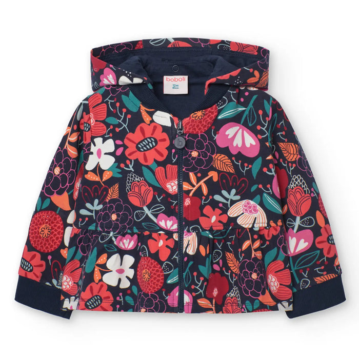 Boboli floral hoodie - 209001.