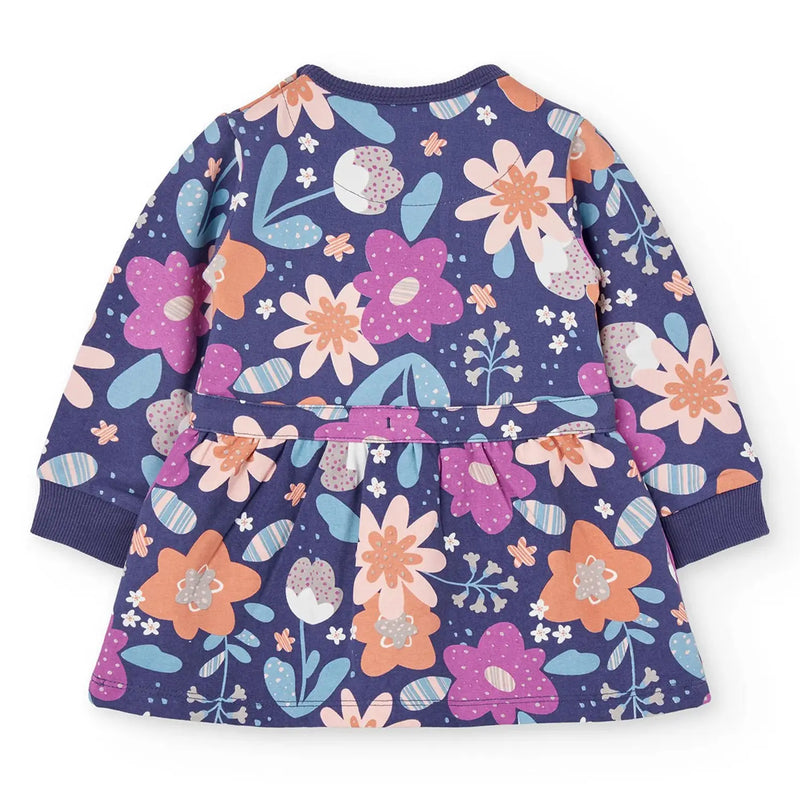 Back of the Boboli floral print dress.