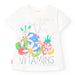 Boboli girl's white t-shirt. 