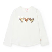 Boboli girl's heart t-shirt - 722281.