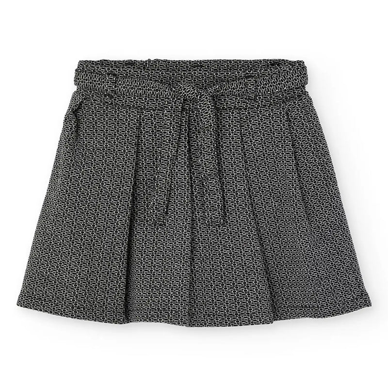 Boboli black jacquard skirt - 402107.