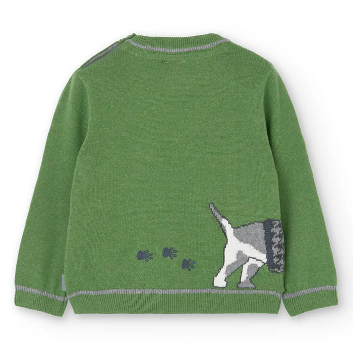 Back view of the Boboli puppy jumper.