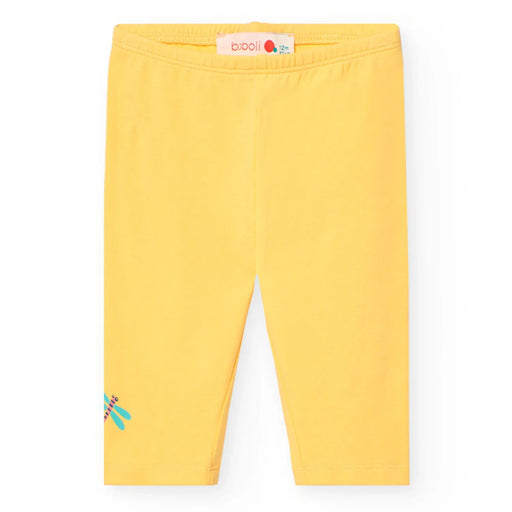 Boboli girl's yellow leggings - 291024.