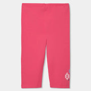 Rear view of the Boboli pink leggings.