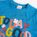 Boboli sweatshirt with colourful slogan.