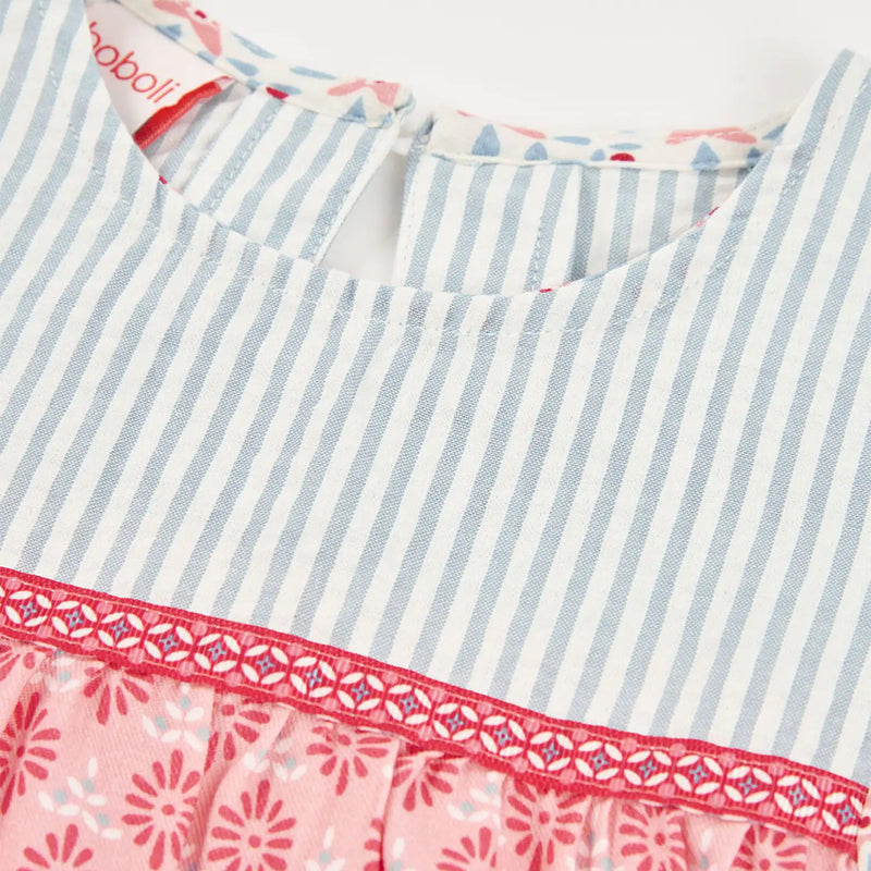 Closer view of the Boboli patterned blouse.