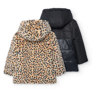 Back of the Boboli girl's reversible parka.