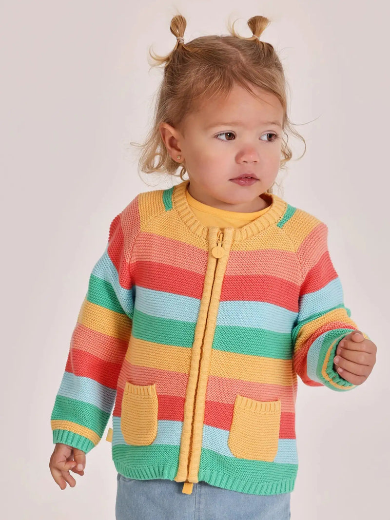 Boboli Striped Cardigan