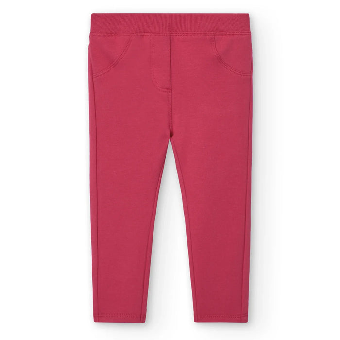 Boboli girl's red track bottoms - 299022.