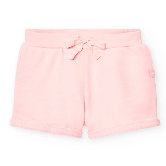 Boboli girl's pink track shorts - 431075.