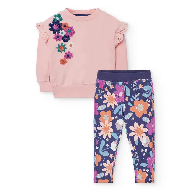 Boboli floral tracksuit - 222062.