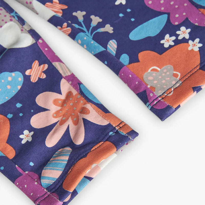 Boboli track bottoms with funky floral print.