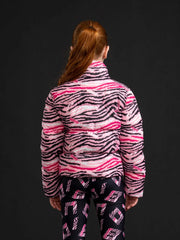Back of the Bonini dazzle jacket.
