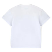 Rear view of the Bonini dynamic t-shirt.