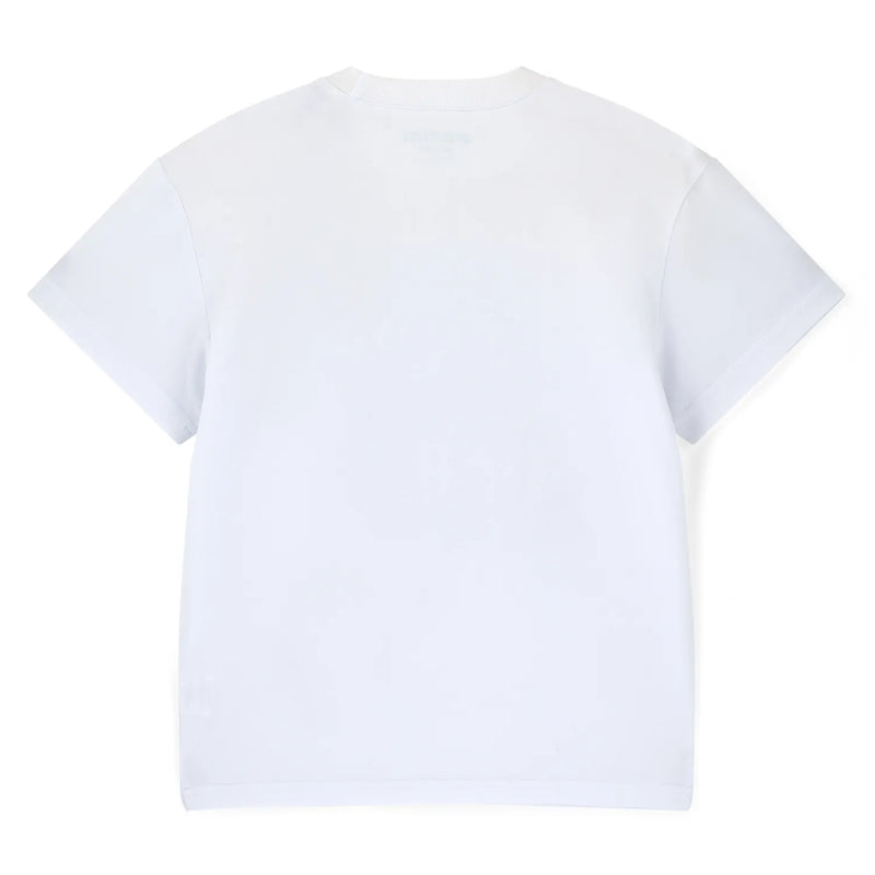 Rear view of the Bonini dynamic t-shirt.