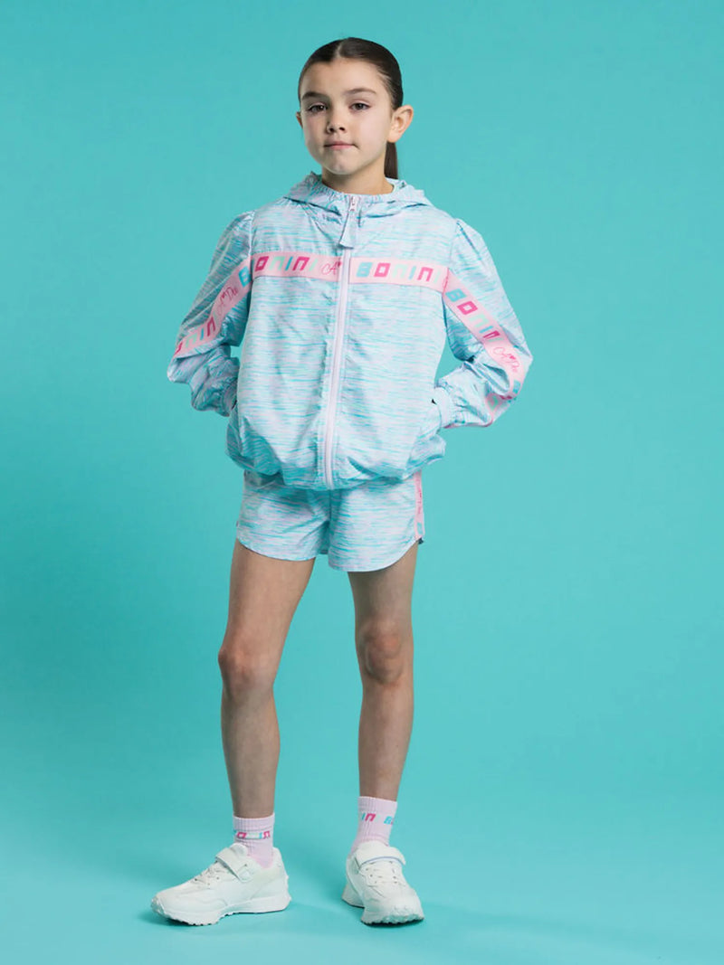 Girl modelling the Bonini future jacket.