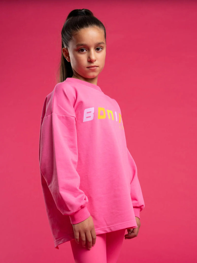 Closer look at the Bonini groove sweatshirt.