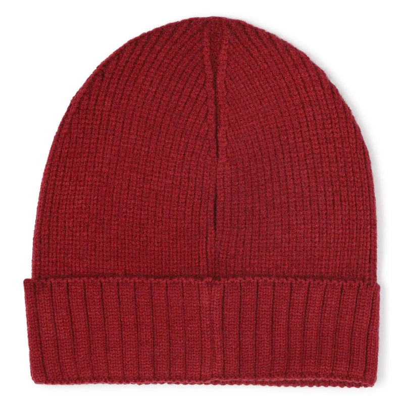 Back of the BOSS beanie hat.