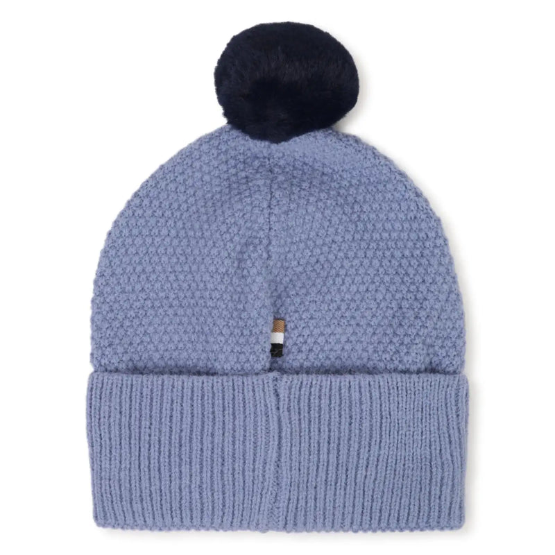 Back of the BOSS bobble hat.