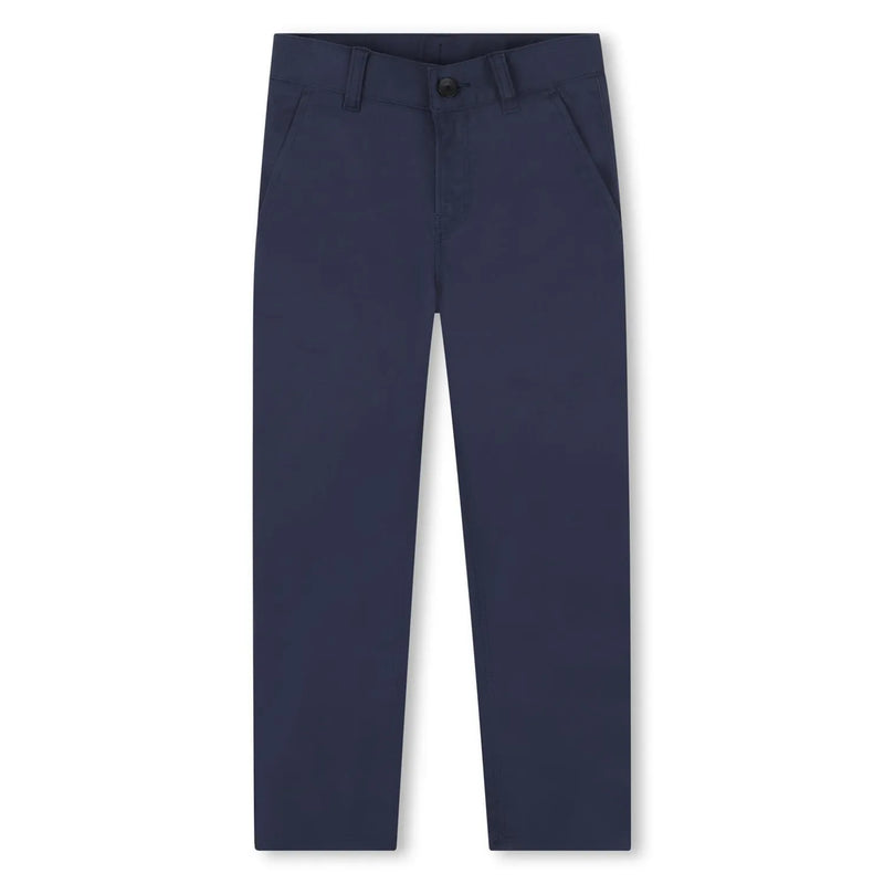 BOSS boy's navy chinos - j52685.