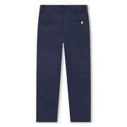 Back of the BOSS chinos.