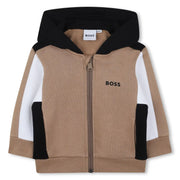 BOSS baby boy's colourblock hoodie - j52447.
