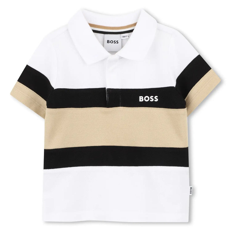 BOSS colourblock polo shirt - j52881.