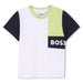 BOSS baby boy's colourblock t-shirt - j52112.