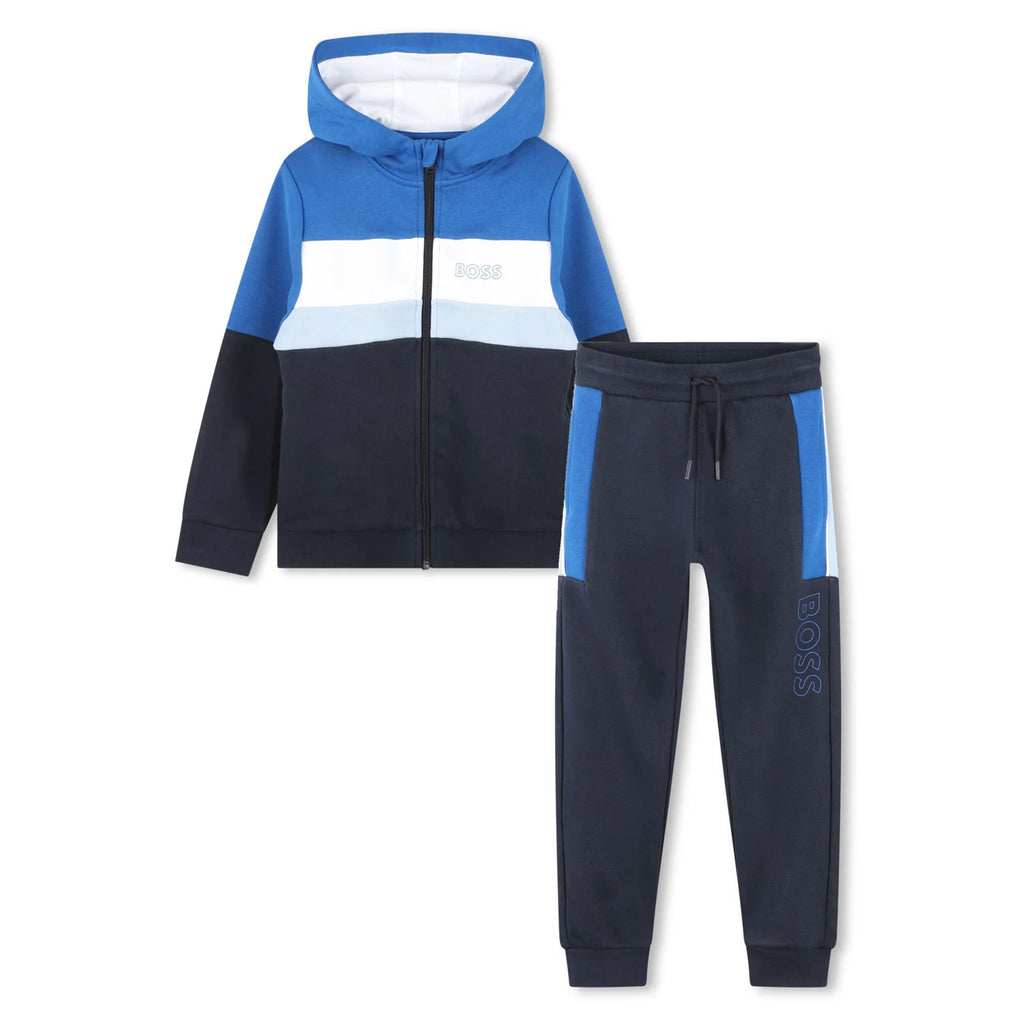 Tracksuit Tracksuit Set, Regular Fit BOSS GREEN, Navy blue