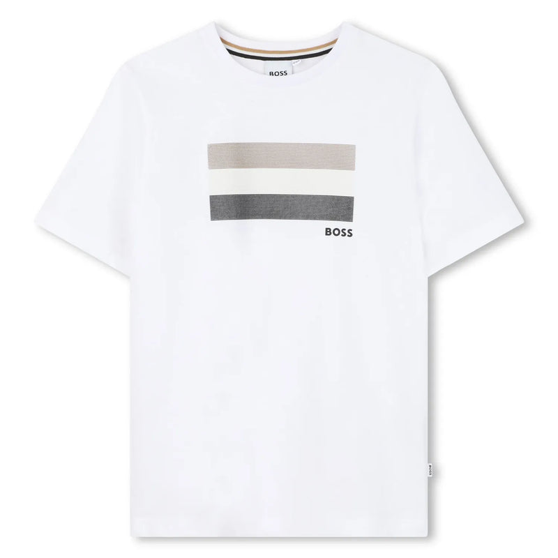 BOSS flag logo t-shirt - j52979.