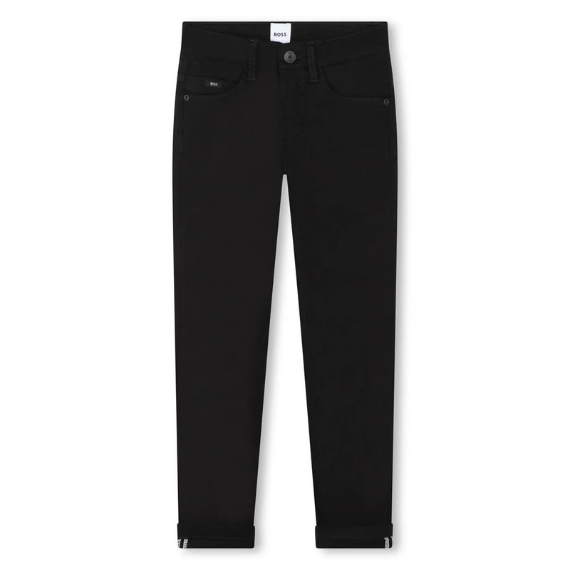 BOSS boy's black jeans - j51149.