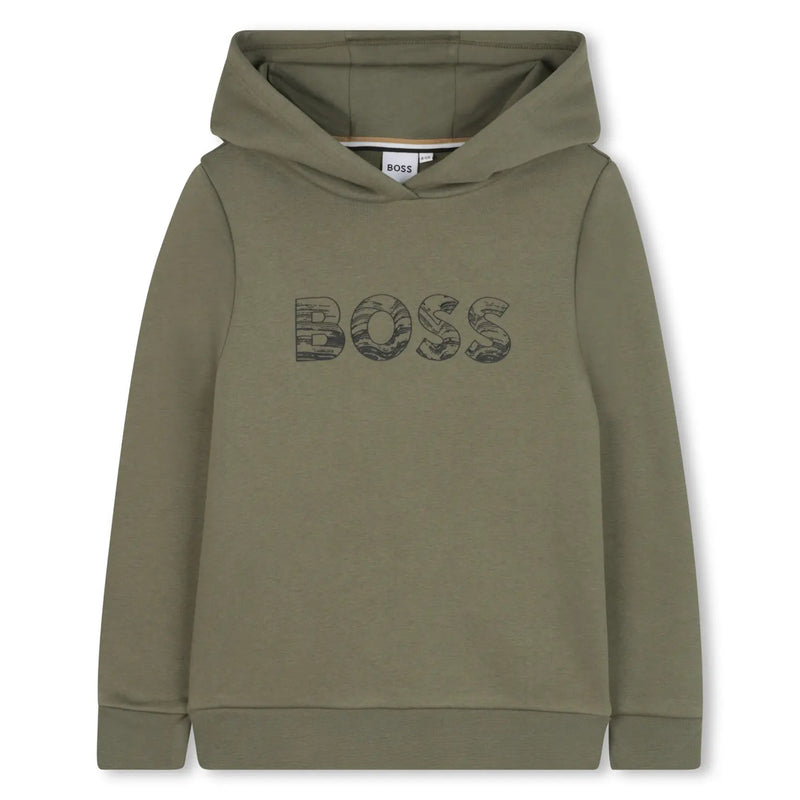 BOSS green logo hoodie - j52355.