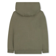 Back of the BOSS logo hoodie.