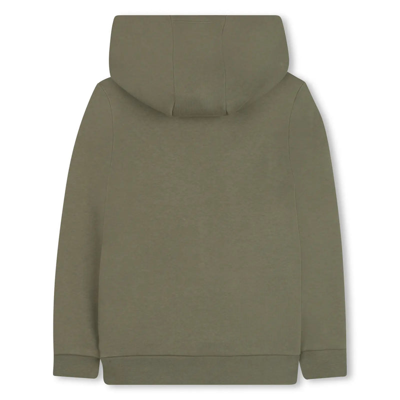 Back of the BOSS logo hoodie.