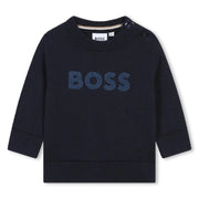 BOSS baby boy's logo jumper - j51283.
