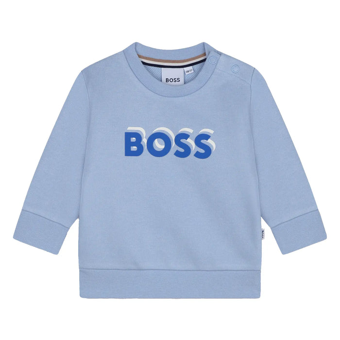 Boss Logo Print Sweatshirt